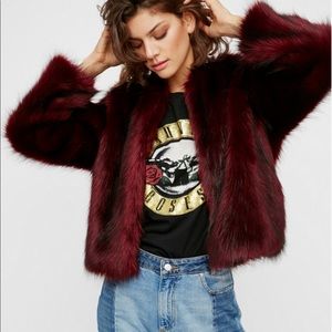 Free People Faux Fur Izzy Jacket